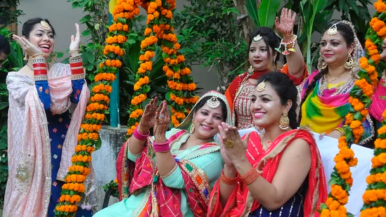 আজকের উৎসব হারিয়ালি তেজ বা শ্রাবণী তিজ