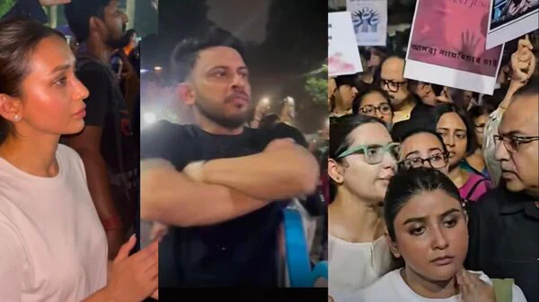 মধ্যরাতে সহনাগরিকদের সঙ্গে রাস্তায় শুভশ্রী, পার্নো, মিমি— তিলোত্তমার জন্য ন্যায়বিচারের দাবিতে টলিউডের তারকারা
