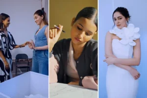 কান চলচ্চিত্রে অনন্যা পাণ্ডের জন্য ন্যান্সি ত্যাগীর পোশাক নকশা