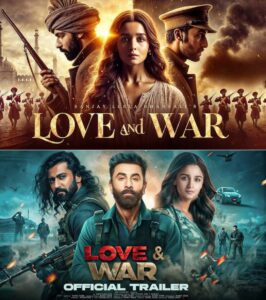 'লাভ অ্যান্ড ওয়ার' এর অফিসিয়াল ট্রেলার মুক্তি: আলিয়া ভাট, রণবীর কাপুর ও ভিকি কৌশলের সঙ্গে এক তীব্র প্রেম ও সংগ্রামের গল্প