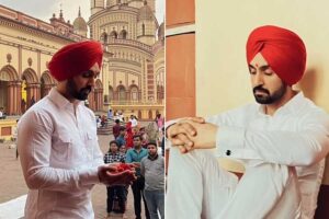 "দক্ষিণেশ্বর মন্দিরে দিলজিৎ দোসাঞ্জ: কনসার্টের আগে প্রার্থনা এবং ধ্যান"