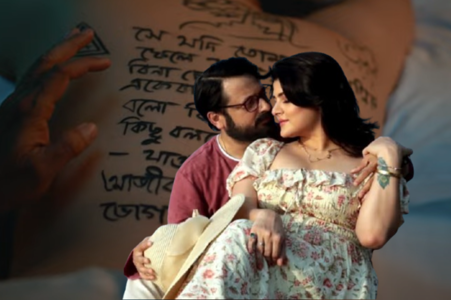 শ্রাবন্তীর খোলা পিঠে কবিতা শিবপ্রসাদের, 'মালাচন্দন' গানে টলিউড দেখল অভিনব প্রেম-সম্মোহন