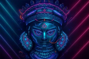দুর্গাপুজোয় প্রযুক্তির ছোঁয়া: এআই থিমে সাজছে জগৎ মুখার্জি পার্ক