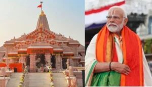 রাম মন্দিরের শিখরে উড়ল ২২ ফুট গৈরিক ধ্বজা, ‘সভ্যতার পুনর্জাগরণের প্রতীক’, বললেন মোদি