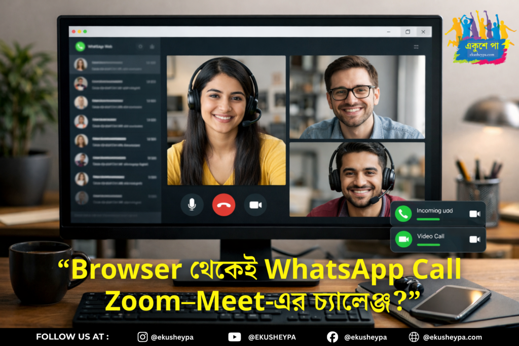 জুম-মিটকে টেক্কা দিতে হোয়াটসঅ্যাপের মাস্টারস্ট্রোক