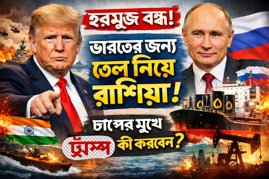 Hormuz Crisis: হরমুজ বন্ধ হলে ভারতের তেলের ভরসা কি রাশিয়া? ট্রাম্প কী করবেন এখন