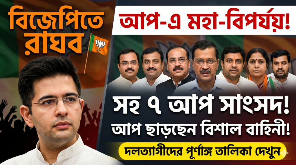 আপে মহা-বিপর্যয়! নীতিন নবীনের সঙ্গে রুদ্ধদ্বার বৈঠক শেষে পদ্ম শিবিরে রাঘব চাড্ডার ‘বিশাল বাহিনী’