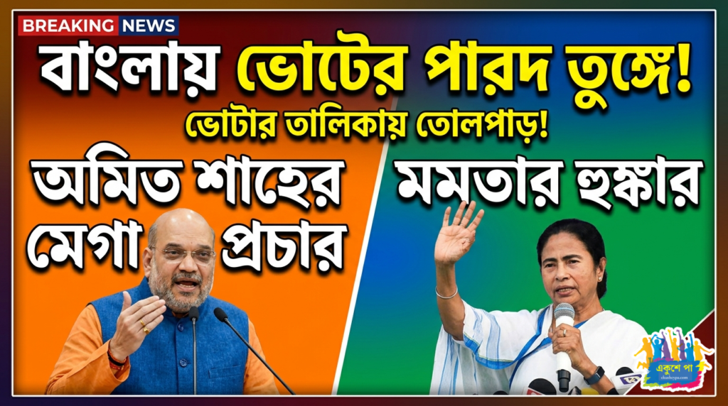 বঙ্গে ভোটের পারদ তুঙ্গে: ভোটার তালিকা থেকে শাহ-মমতার যুদ্ধ, একনজরে বিধানসভা নির্বাচনের পরিস্থিতি