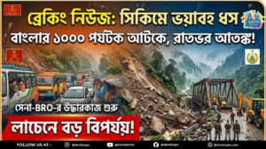 সিকিমে প্রকৃতির তাণ্ডব: ধসে বিচ্ছিন্ন লাচেন, আটকে বাংলার হাজারখানেক পর্যটক