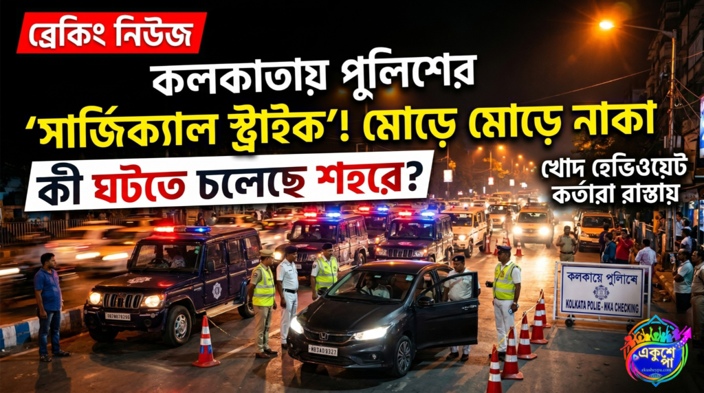 মোড়ে মোড়ে নাকা তল্লাশিতে খোদ হেভিওয়েট কর্তারা! ভোটের মুখে তপ্ত তিলোত্তমা