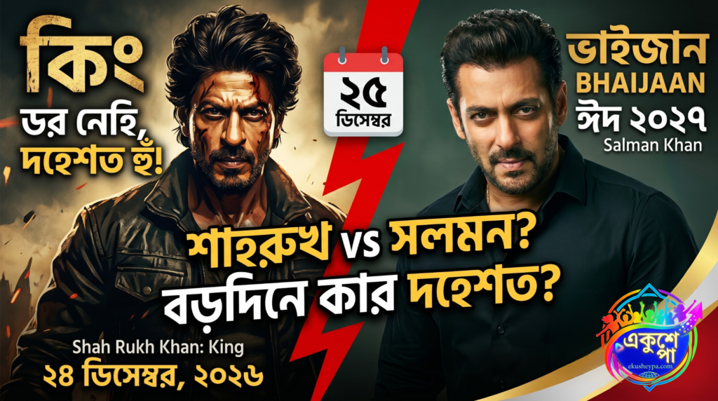 “ডর নেহি, দহেশত হুঁ!” সলমনকে টেক্কা দিতেই কি ‘কিং’-এর রিলিজ জানালেন শাহরুখ? ভাইরাল টিজার