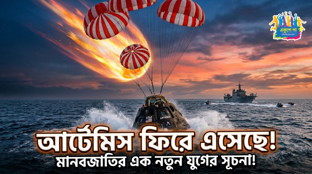 Artemis 2 সফল প্রত্যাবর্তন: আগুনে ঘেরা Orion, তবু নিরাপদে ফিরলেন ৪ মহাকাশচারী