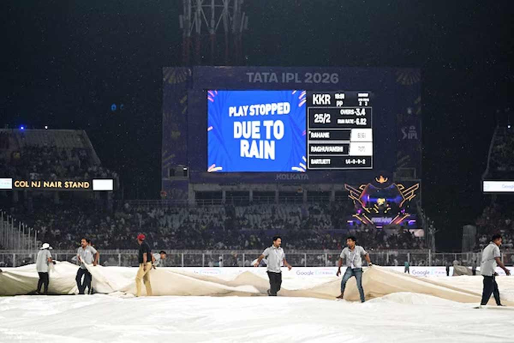 ইডেনে বরুণ-বৃষ্টির দাপট, পাঞ্জাব ম্যাচে পয়েন্ট ভাগাভাগি করেই সন্তুষ্ট থাকতে হলো কেকেআর-কে