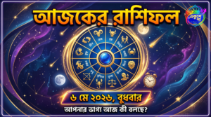 আজকের রাশিফল: ৬ মে ২০২৬ বুধবার, ভাগ্যের চাকা ঘুরবে কোন রাশির? জানুন ১২ রাশির ভাগ্যফল