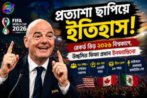 শুরুতেই বাজিমাত! প্রত্যাশা ছাপিয়ে ইতিহাস গড়ছে ২০২৬ বিশ্বকাপ: ইনফান্তিনো