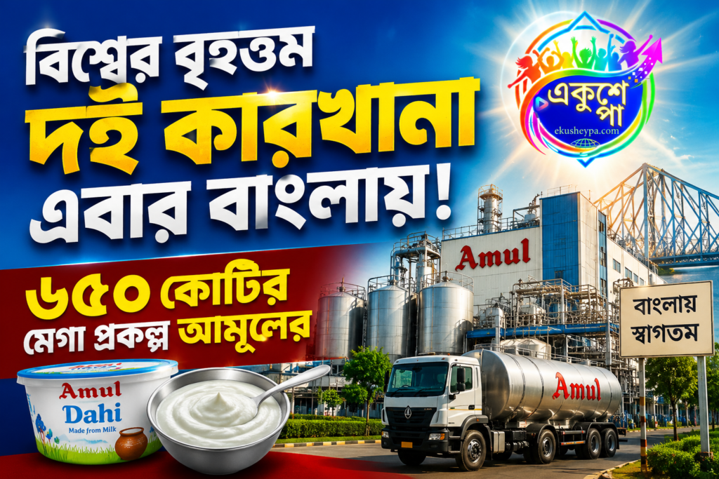 বাংলায় বিশ্বের বৃহত্তম দই কারখানা আমূলের! ৬৫০ কোটির বিনিয়োগে বিপুল কর্মসংস্থানের সুযোগ