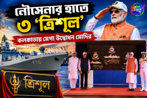 যোগ দিবসে নৌসেনার শক্তি বৃদ্ধি, কলকাতায় ৩টি নতুন যুদ্ধজাহাজ উদ্বোধন করলেন মোদি