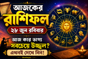 আজকের রাশিফল: ২৮ জুন রবিবার – এই ৫ রাশির ভাগ্যে আসতে পারে বড় সুখবর, দেখুন আপনার দিন কেমন যাবে