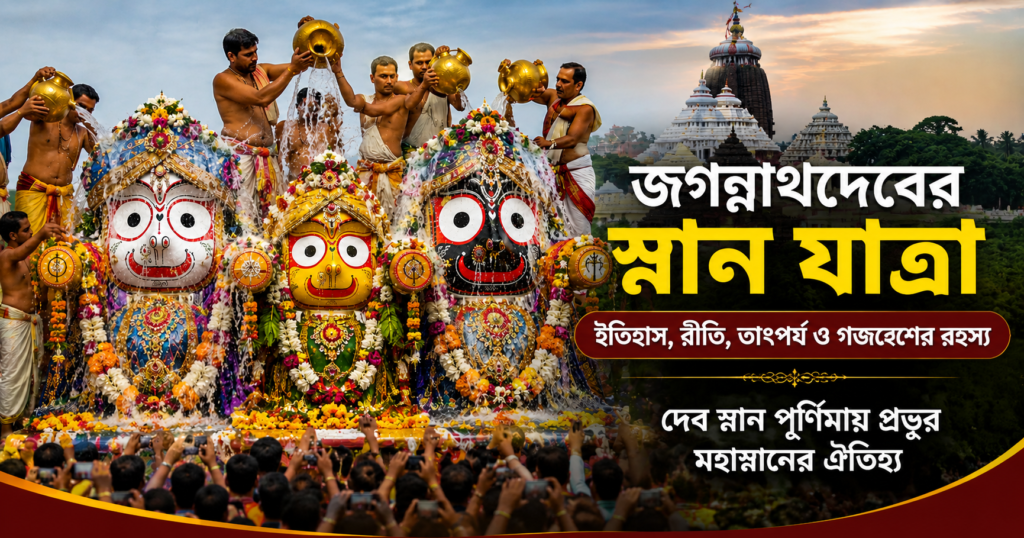 জগন্নাথদেবের স্নান যাত্রা: ইতিহাসের পাতায় এক অনন্য উৎসব