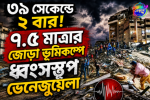 শতাব্দীতে প্রথম! ৩৯ সেকেন্ডের ব্যবধানে জোড়া বিধ্বংসী ভূমিকম্পে ধ্বংসস্তূপ ভেনেজুয়েলা, কাঁপল কারাকাস
