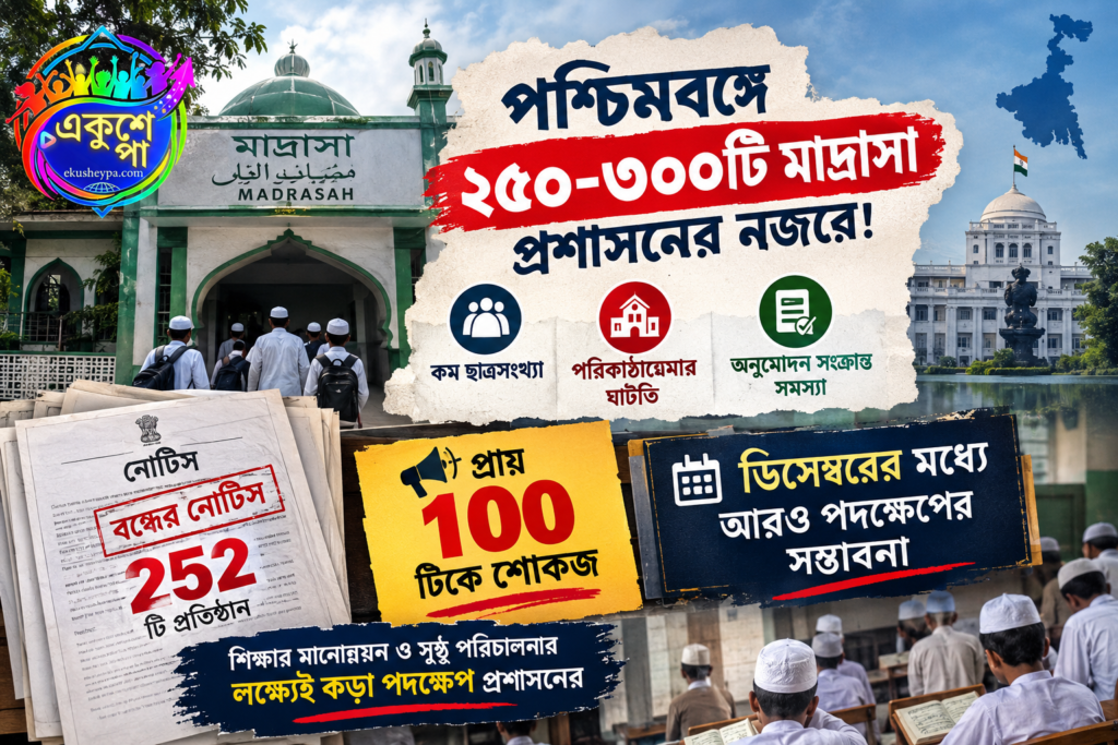পশ্চিমবঙ্গের একটি মাদ্রাসা শিক্ষা প্রতিষ্ঠানের ভবন ও শ্রেণিকক্ষের প্রতীকী ছবি
