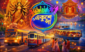 সরকারি বাসে-ট্রামে-লঞ্চে পুজো পরিক্রমা, বনেদি থেকে বারোয়ারি পুজো ঘুরে দেখুন আপনিও