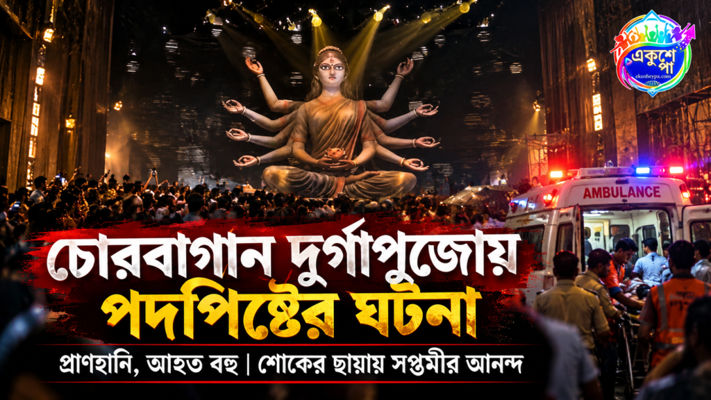 চোরবাগান দুর্গাপুজোয় পদপিষ্ট হয়ে মৃত ১৯, আহত বহু! সপ্তমীর আনন্দ মুহূর্তে পরিণত হল শোকের ছায়ায়