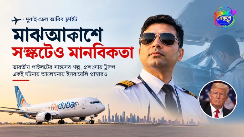 ট্রাম্পের মুখে ‘হিরো’ ফ্লাইদুবাই পাইলট, মাঝআকাশে নিয়ন্ত্রণ হারানো বিমান সামলালেন প্লাম্বার